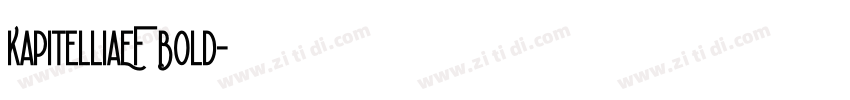 KapitelliaEF Bold字体转换